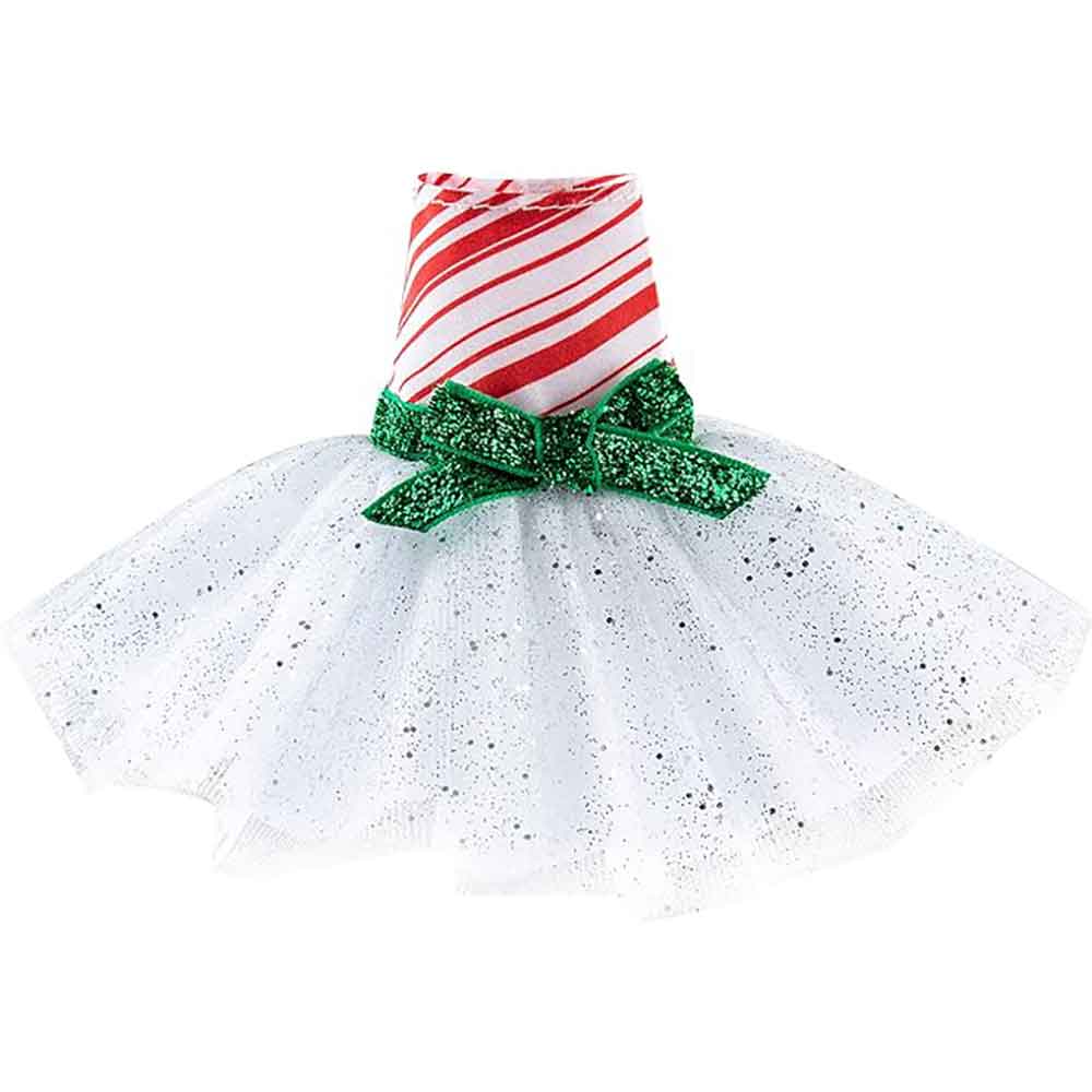 Elf on the Shelf Candy Cane Dress Claus Couture