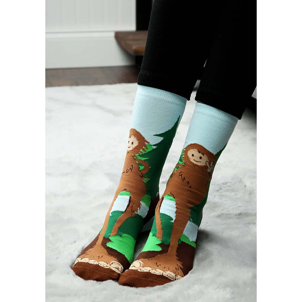 Socks with Bigfoot Model