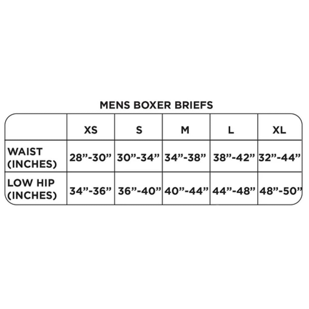 Boxer Size Chart Red Rider Leg Lamps Cleveland Street Novelties