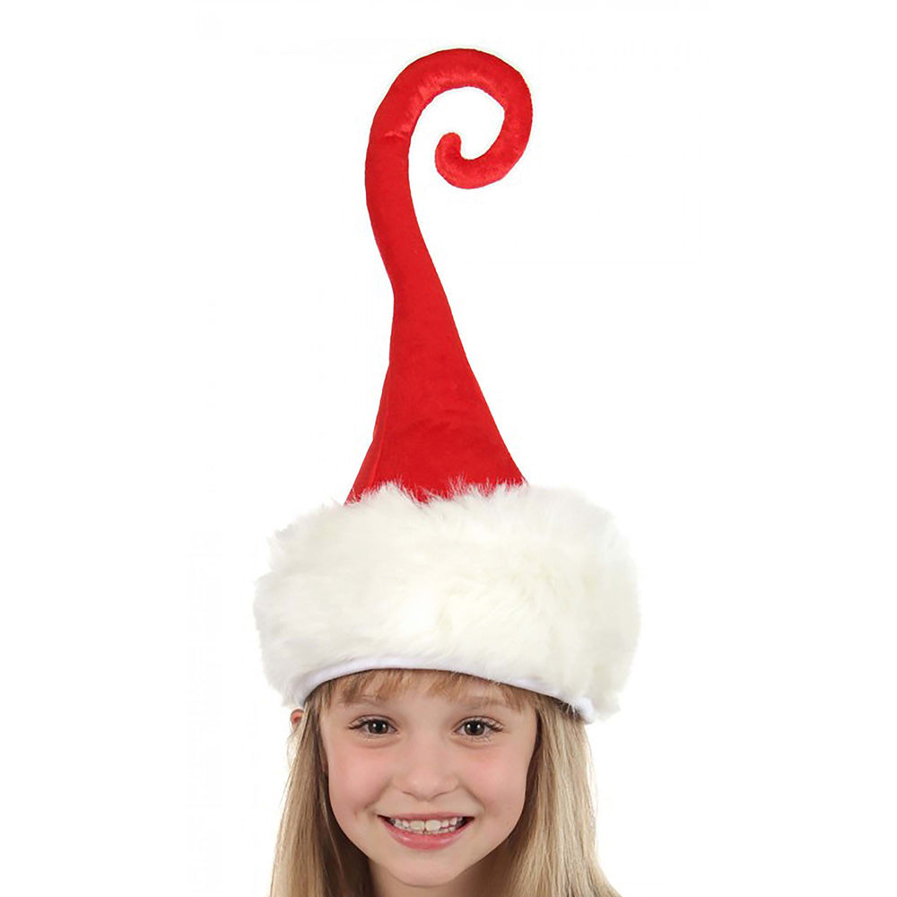 Curly Q Plush Santa Hat Model