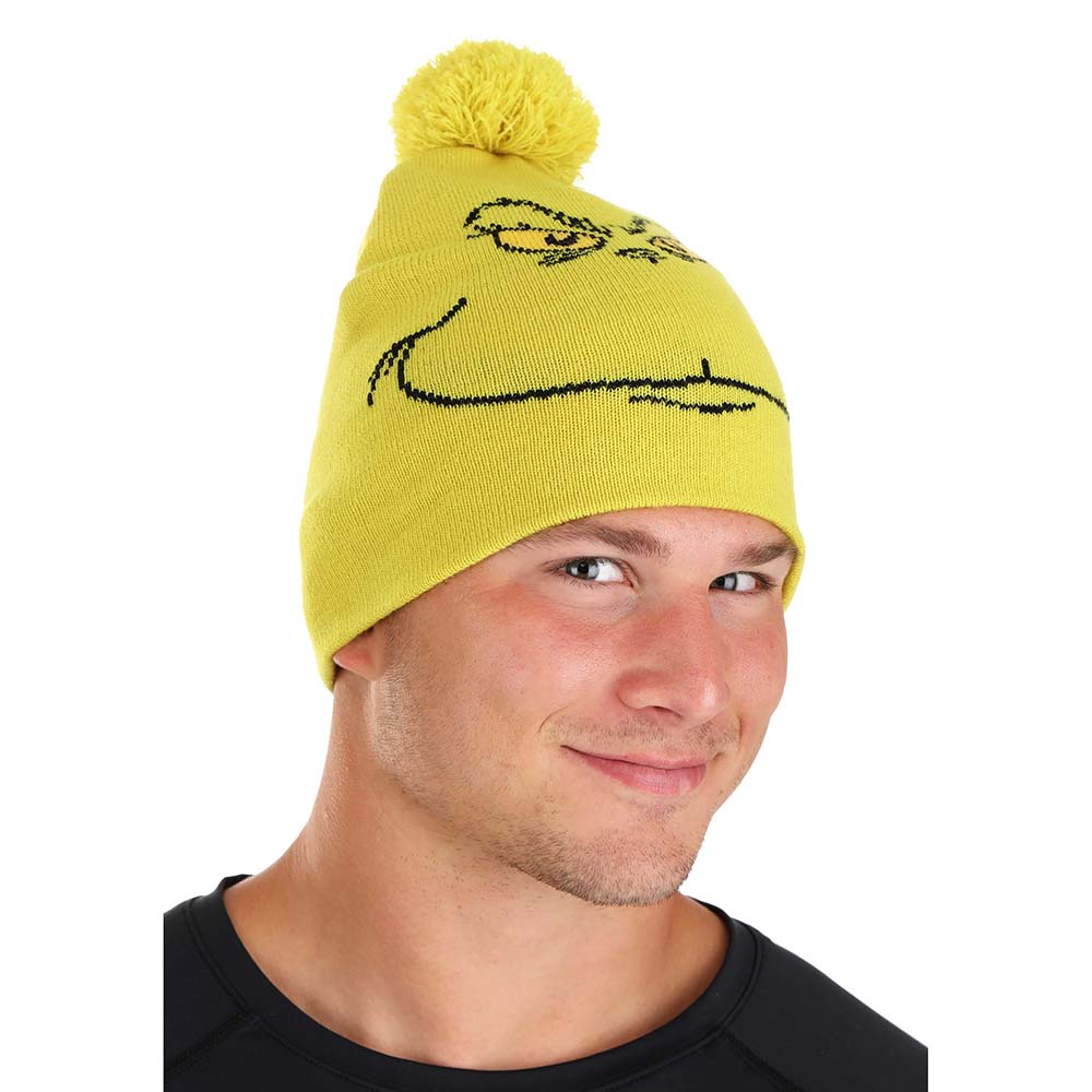 Dr. Seuss How the Grinch Stole Christmas Knit Hat Model