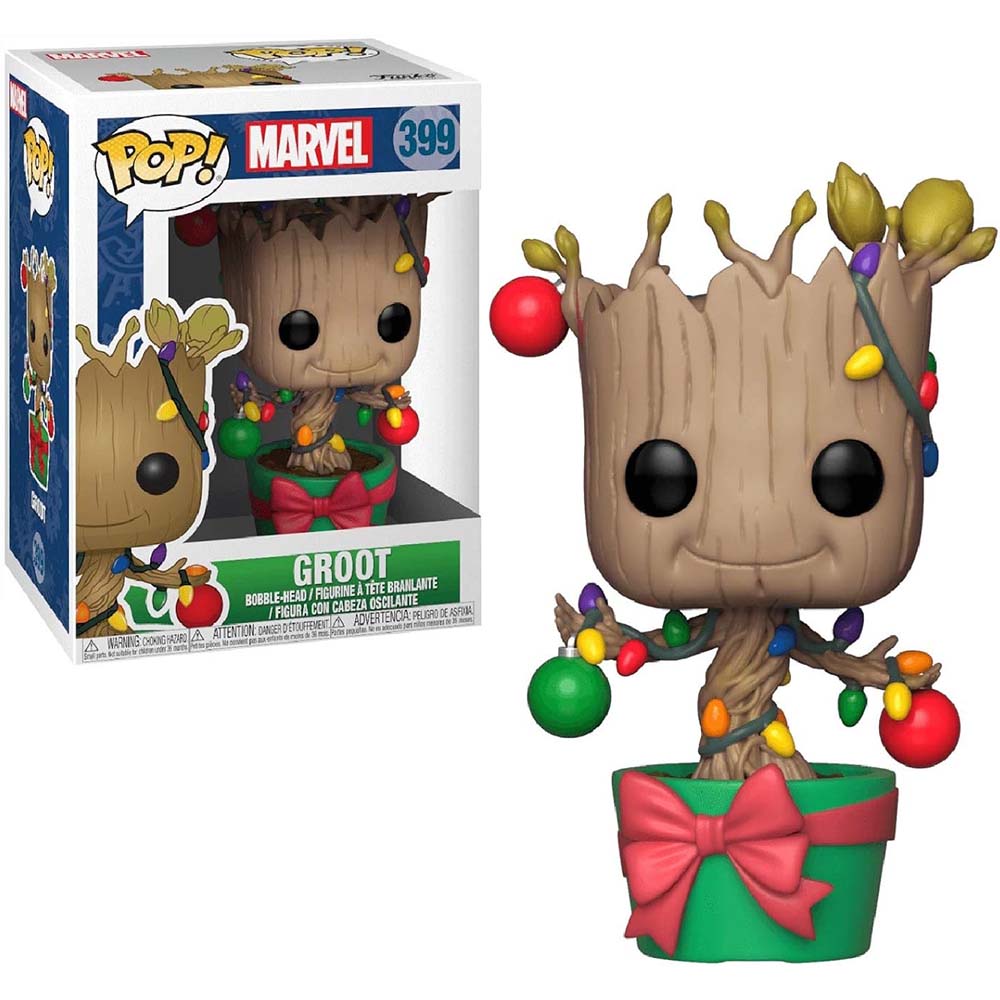 Funko Pop Marvel Holiday Groot from Guardians of the Galaxy