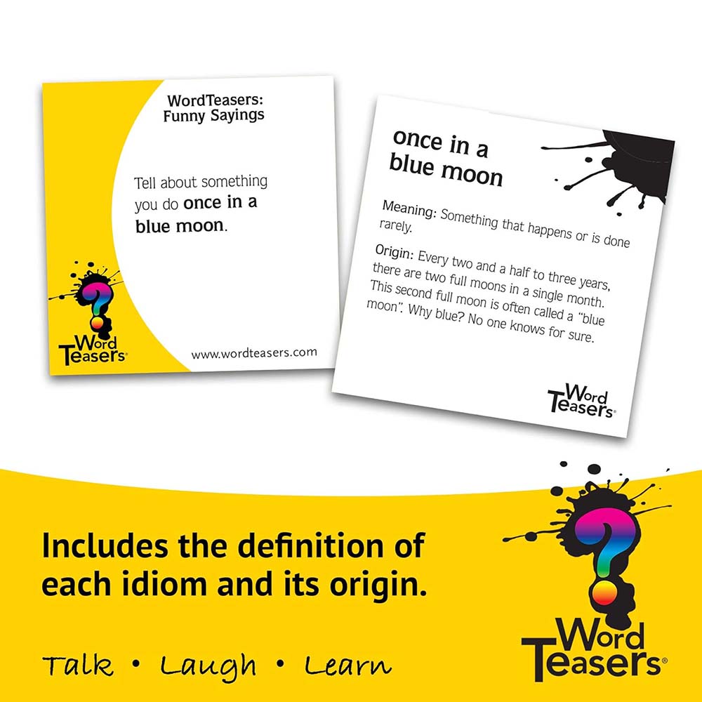 Funny Sayings Word Teasers Card Examples