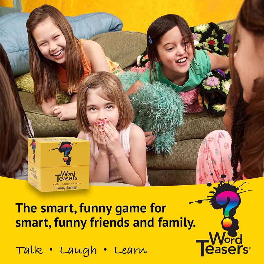 Funny Sayings Word Teasers Family Fun Night Card Game