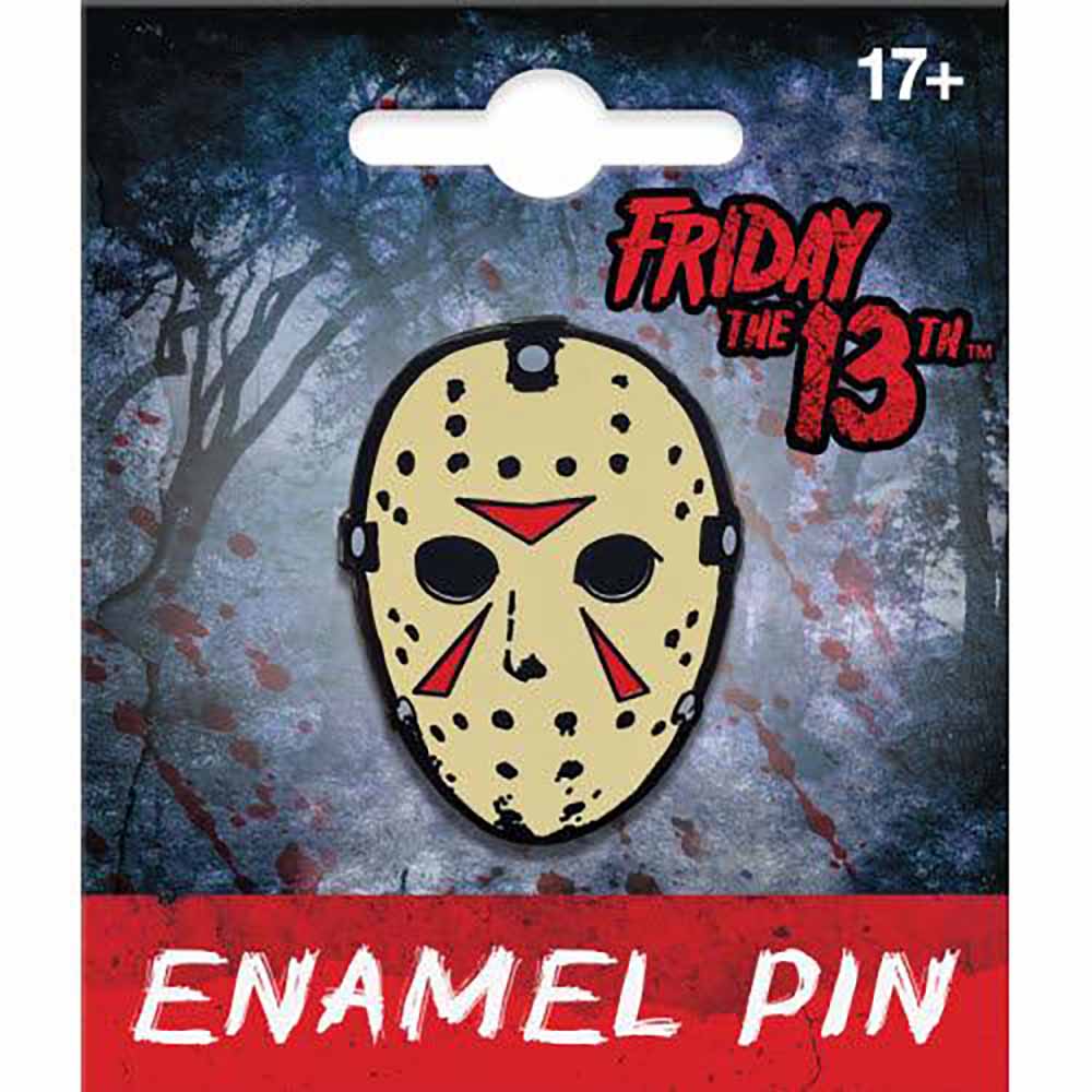 Jason Voorhees Enamel Pin from Friday the 13th Retail Packaging