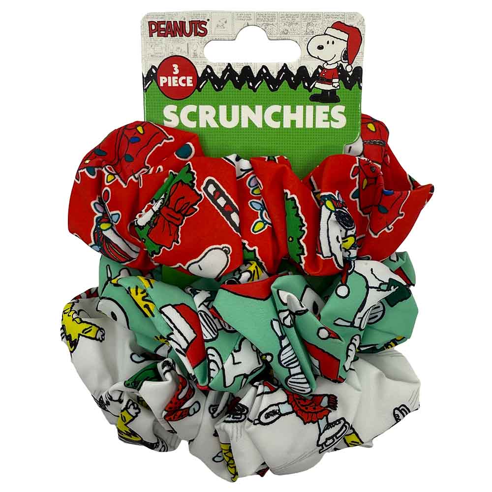Peanuts 3pk Holiday Scrunchies from Spoontiques