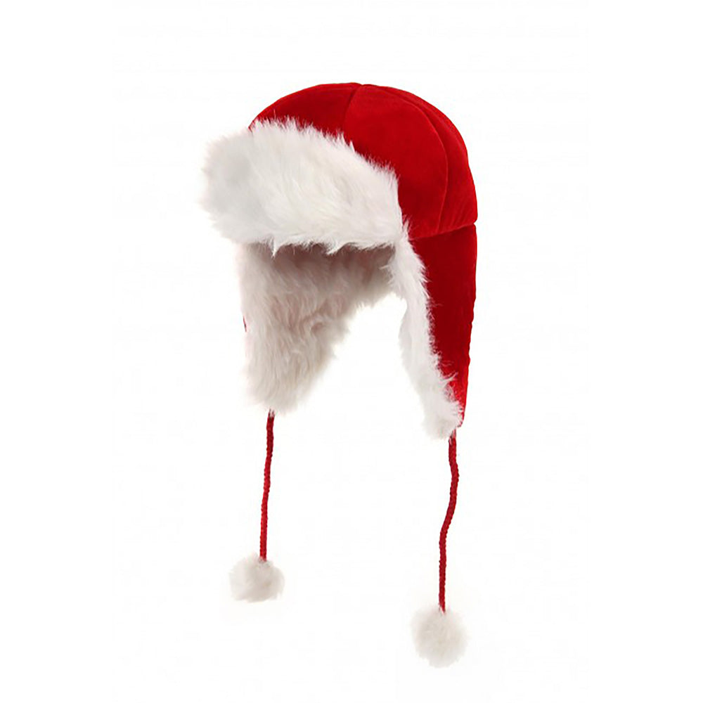 Soft Santa Aviator Hat