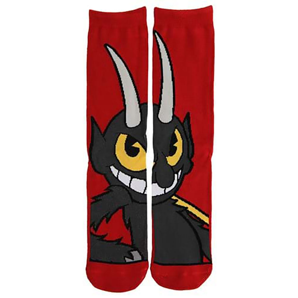 The Devil Cuphead Crew Socks