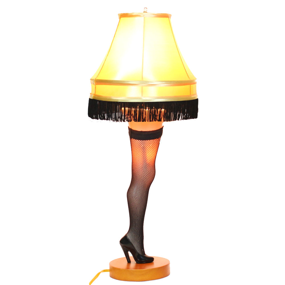 26" Deluxe Desktop  Leg Lamp Light On
