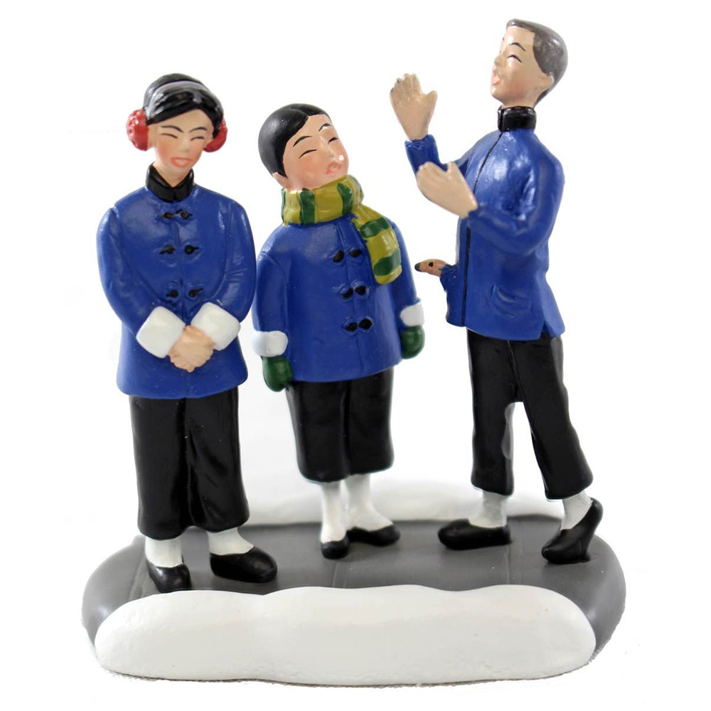 Department 56 A Christmas Story Village Singing Carols figurine Chop Suey Palace scene