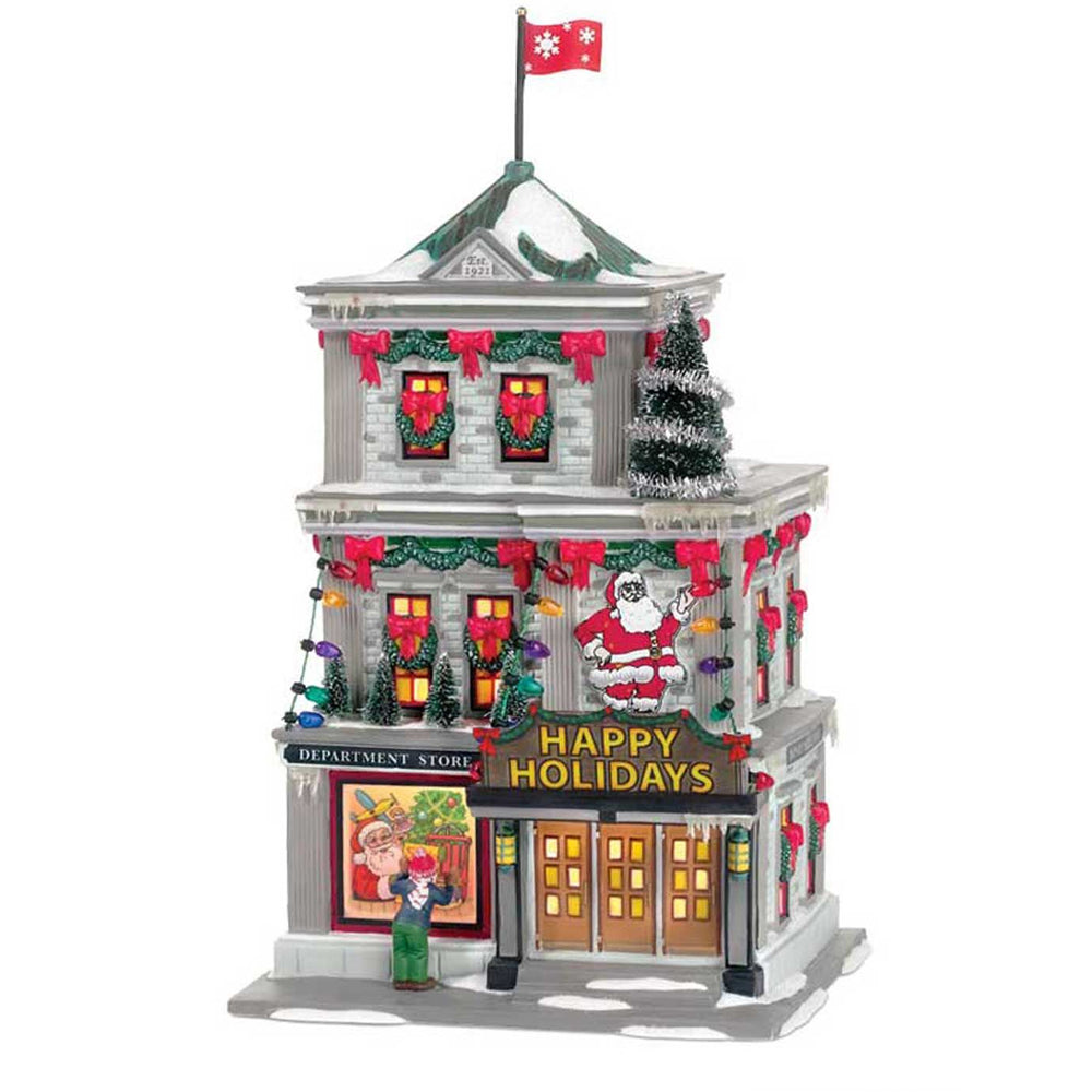Department 56 Happy Holidays Department Store building from A Christmas Story Village