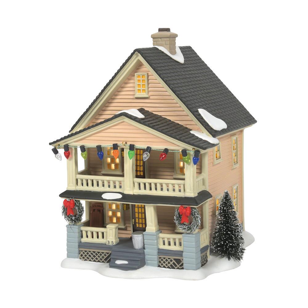Department 56 Schwartz’s House lighted building from A Christmas Story Village
